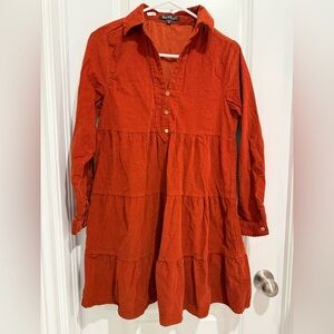 Mini Corduroy Dress - Size S